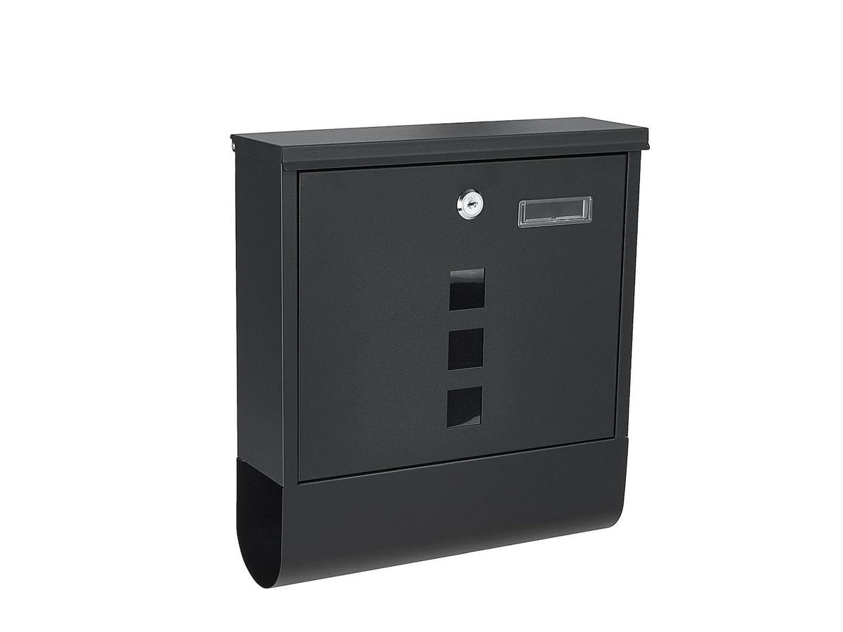 skrzynka na listy 34 x 30,7 x 10cm  czarna G10923