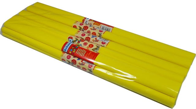 bibuła marszczona 10szt. żółty cytrynowy | nr 03