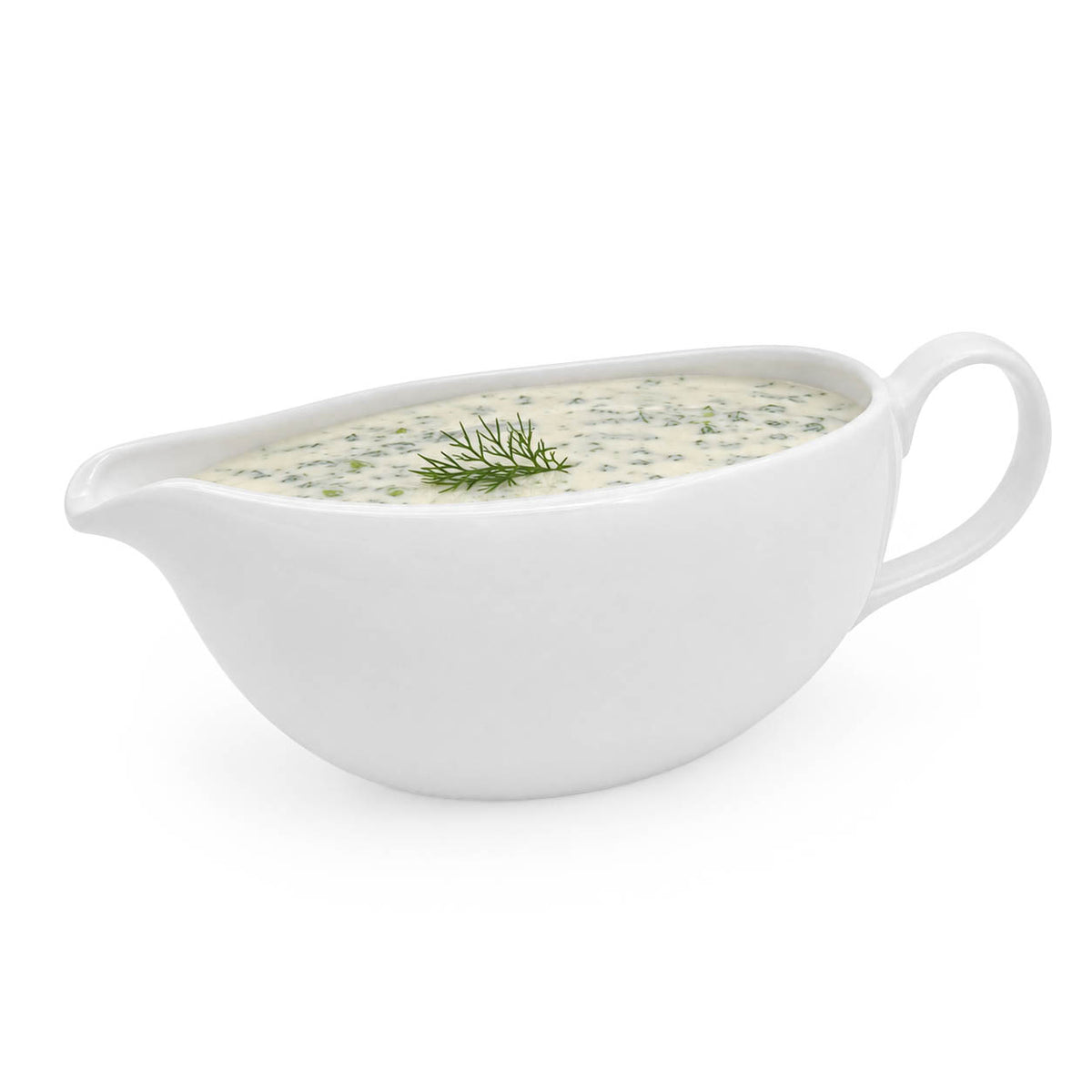sosjerka 730ml biała do sosu naczynie TR-18-679