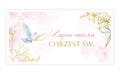 zaproszenia 10szt. DL Chrzest - 44