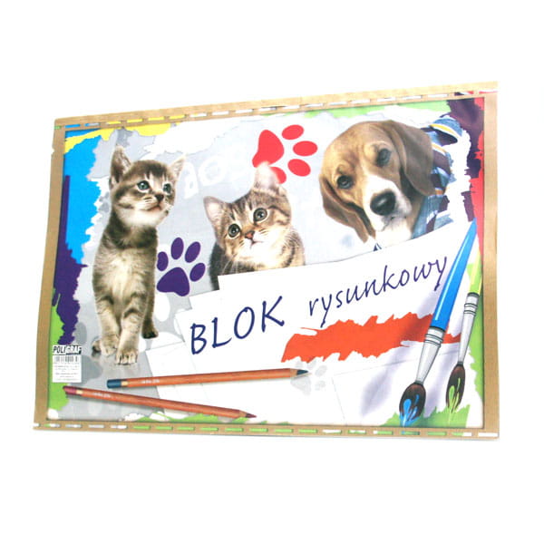 blok rysunkowy 10szt. BIAŁY A3/20K