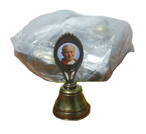 dzwonek 10szt   metalowy  Papież  6501