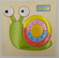 puzzle drewniane j.angielski ŚLIMAK