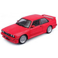 auto metalowe BMW M3 (E30) 1988 RED 18-21100RD 1:24