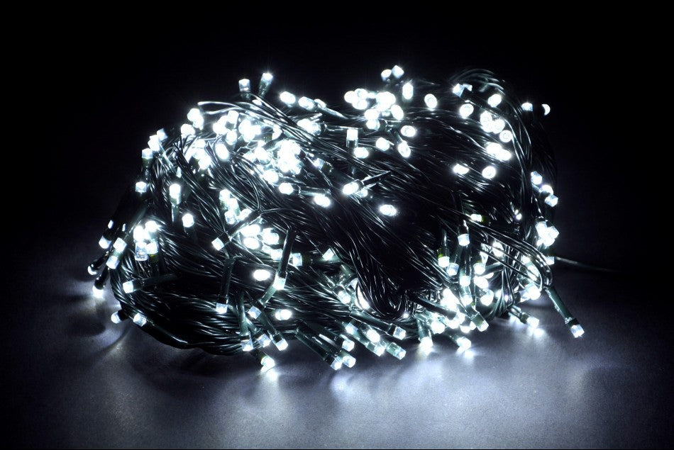 lampka choinkowa 500 led biała zimna