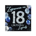zaproszenia 10szt. KW LUX 18 Urodziny - 14