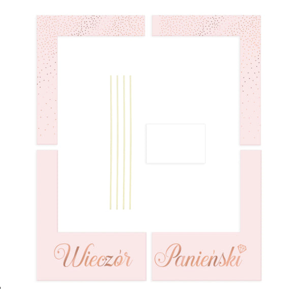 ramka do zdjęć Wieczór Panieński rosegold DIY
