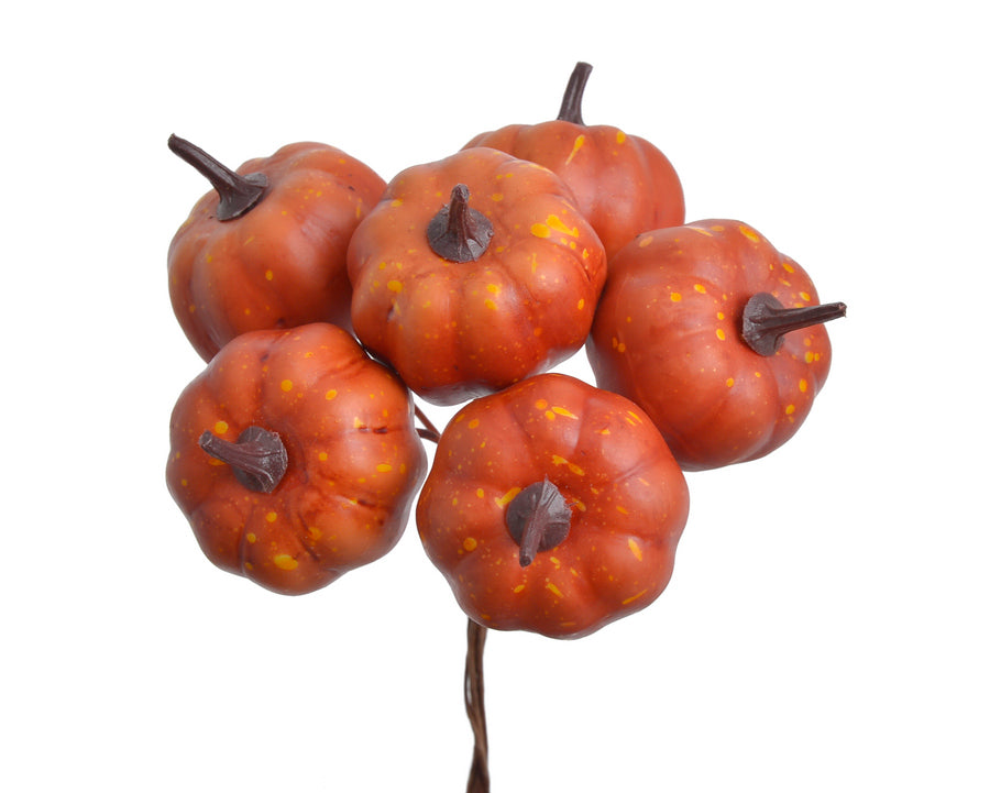 sztuczna dynia na piku 2cm  12cm 6szt. | 162CAN8013X6_02