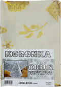 Obrus koronka Boże Narodzenie 120x137