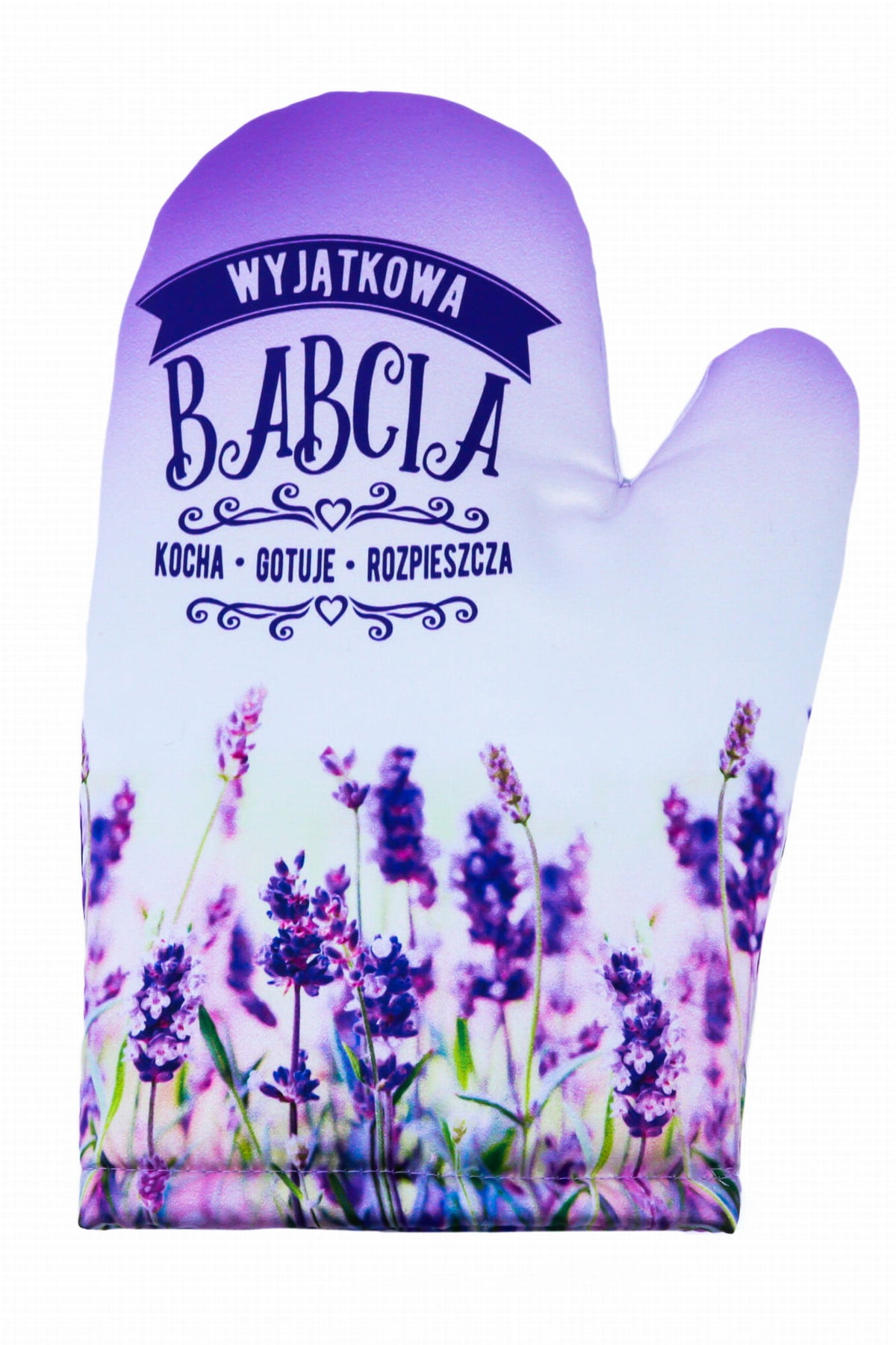 rękawica kuchenna lawenda Babcia | RK54