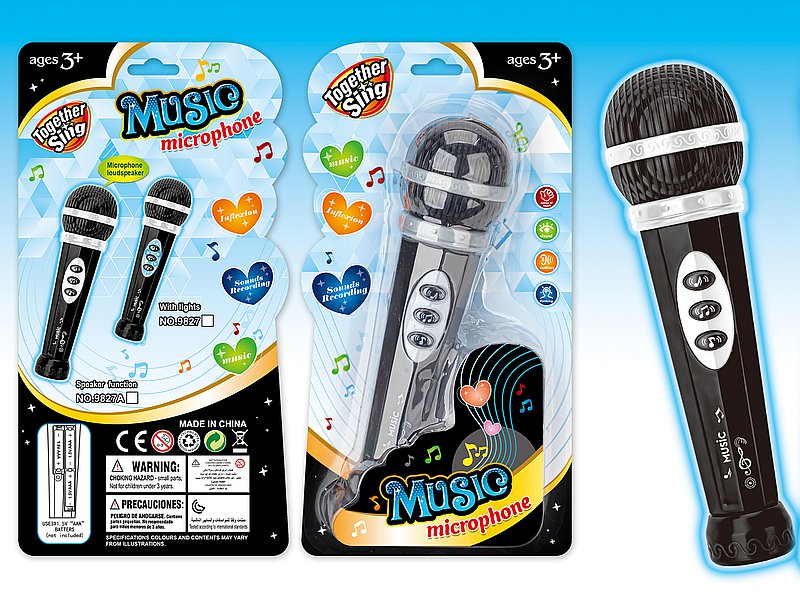 mikrofon echo z muzyką