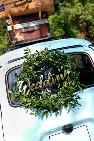 baner Wedding  złoty 16,5 x 45cm | GRL38-019