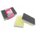 zmywak, gąbka do czyszczenia naczyń 12,5 x 8 x 1,5 cm kpl 2 szt YH-005 ZMC-103