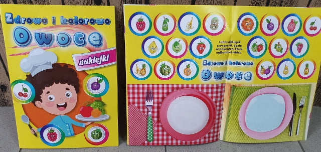 książeczka Zdrowo i kolorowo  OWOCE