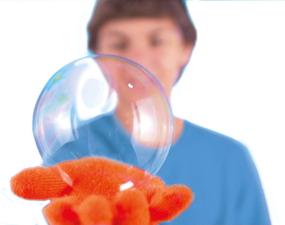 Bańki mydlane  skaczące juggle bubbles + rękawiczki  G061372