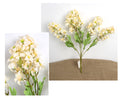 bukiet HIACYNT 50 cm, 5 łodyg (kwiat 6x2 cm) BRZOSKWINIOWY MZ-030A