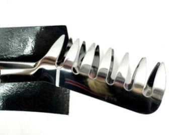szczypce metalowe do sałatek makaronu spagetti grilla 21cm