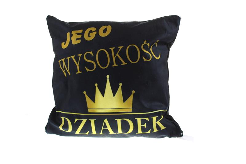 Poszewka  40x40 - JEGO WYSOKOŚĆ DZIADEK   SN49046-54P