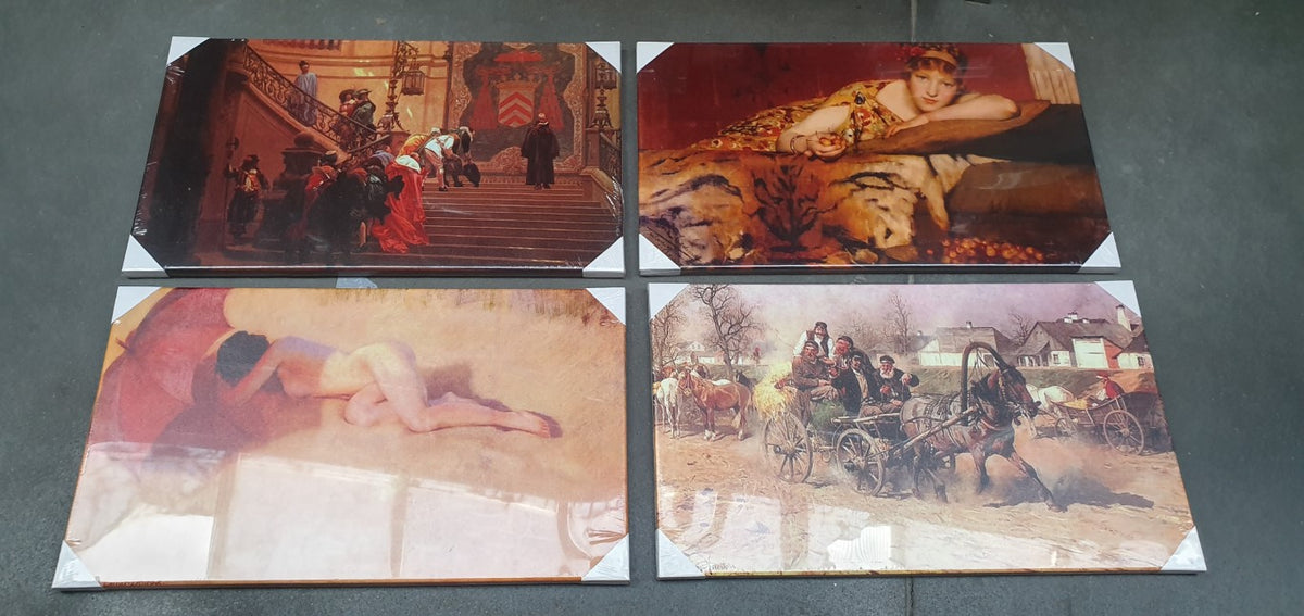 obraz na płótnie mix wzorów  60 x 35 cm