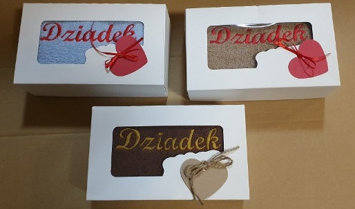 ręcznik w pudełku 50x100 DZIADEK
