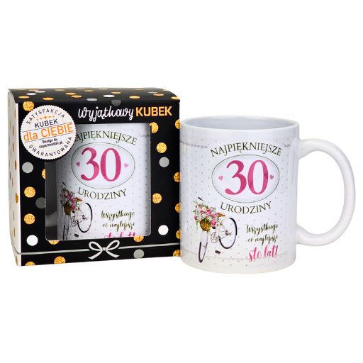 kubek na 30 urodziny dla kobiety (rower) 3309-UR19-30