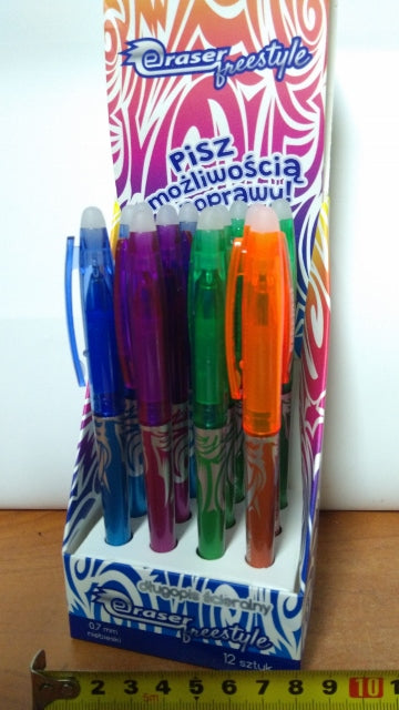 długopis ścieralny 12szt. ERASER | 8015EC