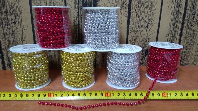 łańcuch choinkowy  korale 5mmx10m | KOR-5384