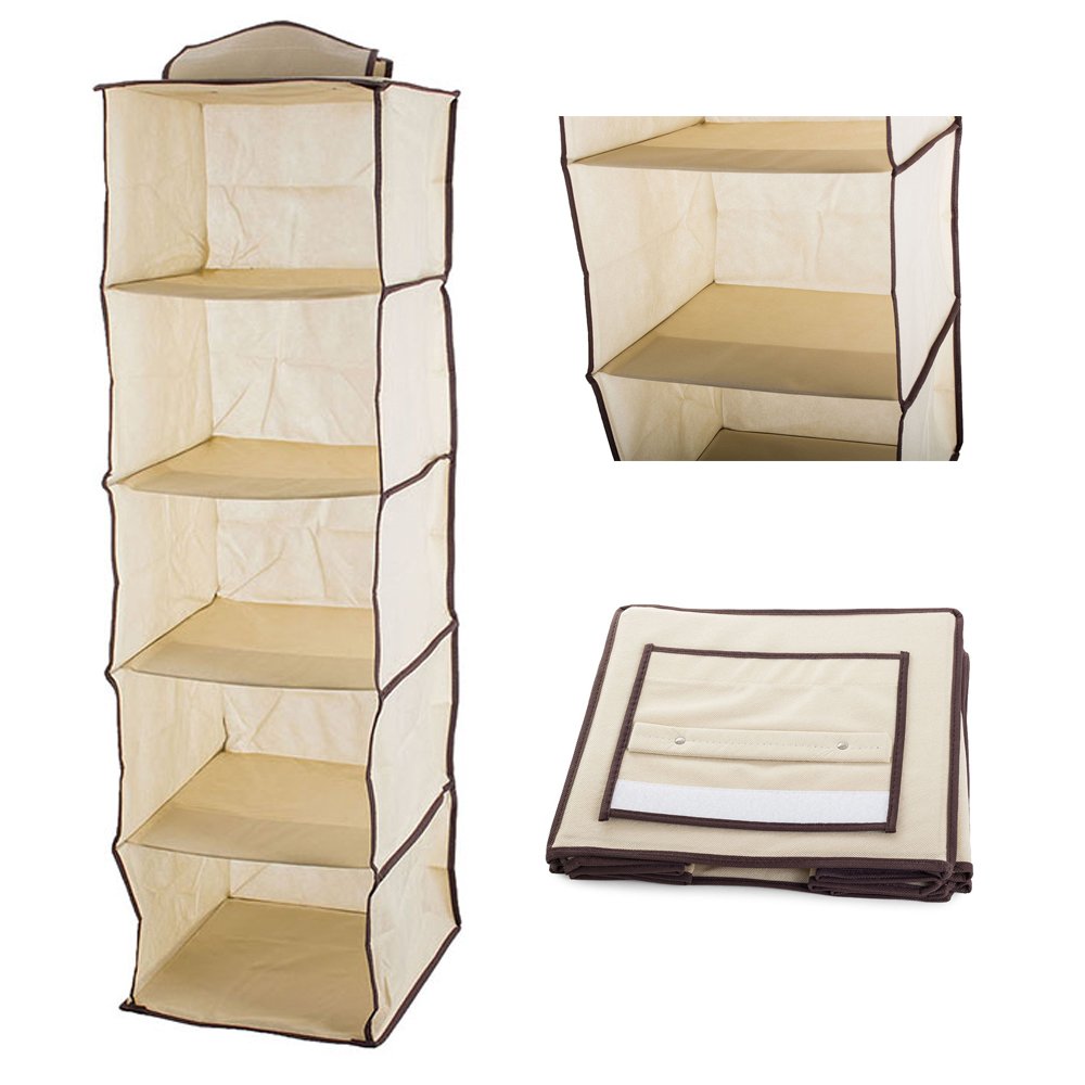 organizer do szafy wisząca półka z 5 półkami  100cm | 01334