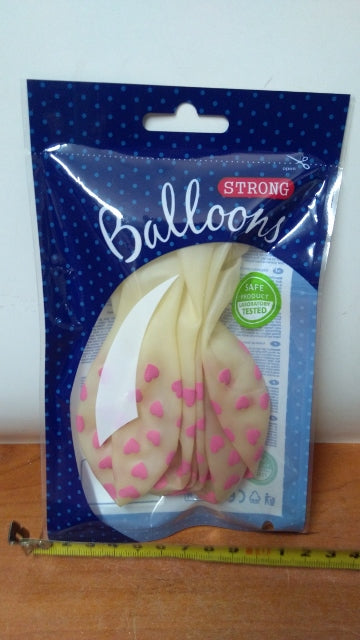 balony 6szt. SERDUSZKA  | SB14C-228-99P-6