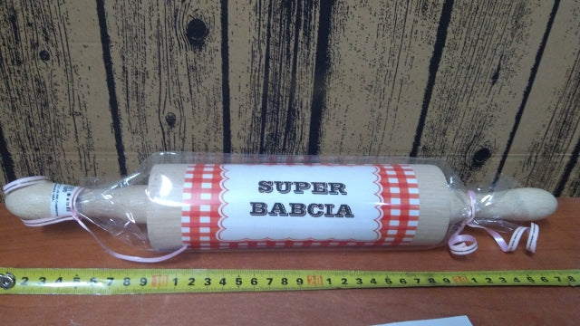 wałek do ciasta SUPER BABCIA 40cm P787W1