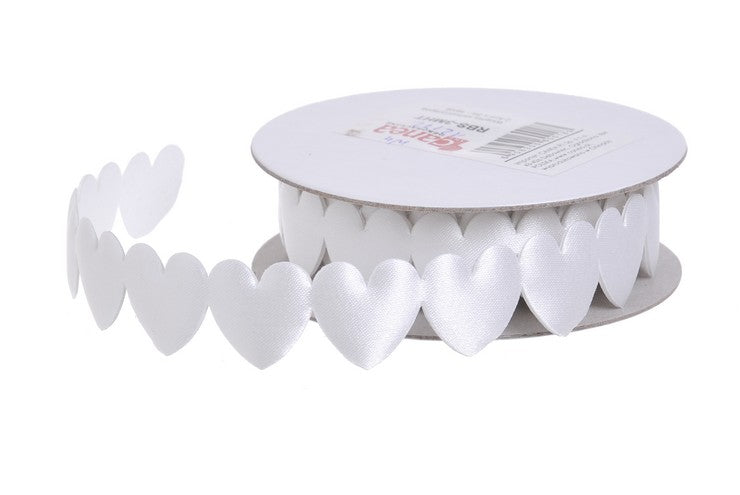 wstążka samoprzylepna 2,5cm x 3m serduszka | RBS-3MHT