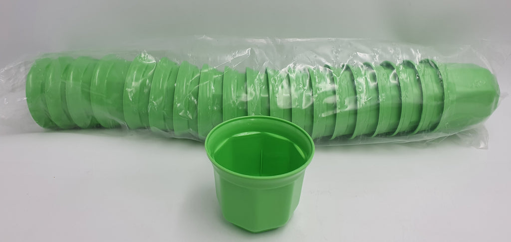 osłonka / doniczka 8 cm jasno zielona  20 szt.