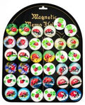 magnesy biedronki 36szt. MG-7592