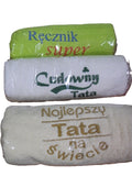 ręcznik haftowany 50 x 100 TATA