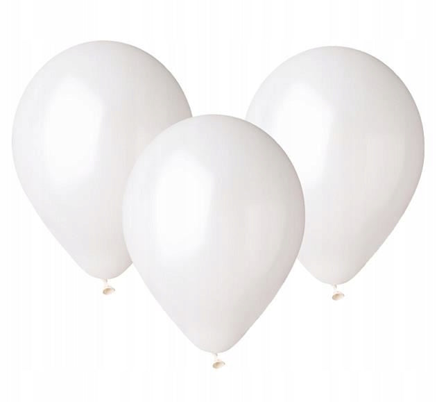 balony Pastel White 100 szt. B105 GP04-002/03