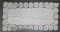 bieżnik obrus koronkowy pvc 40 x 84 cm beżowy