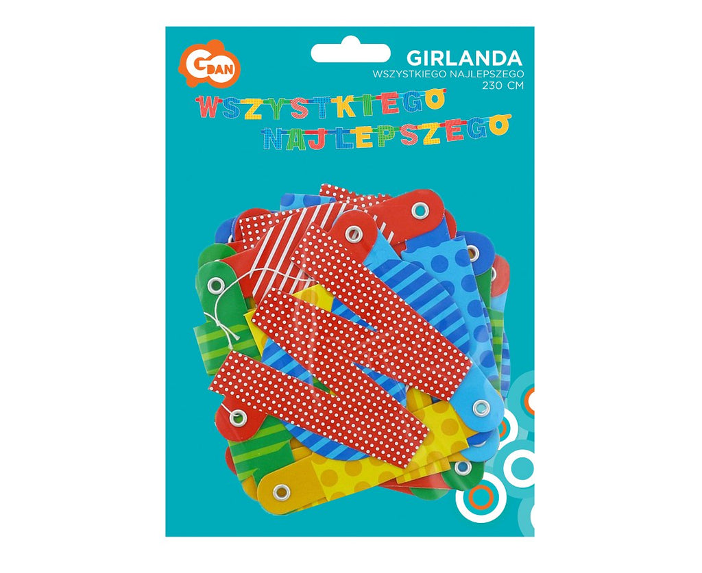 girlanda 230cm WSZYSTKIEGO NAJLEPSZEGO | PF-GWSN