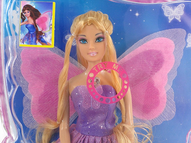 lalka  ze świecącymi skrzydłami ELF 29cm