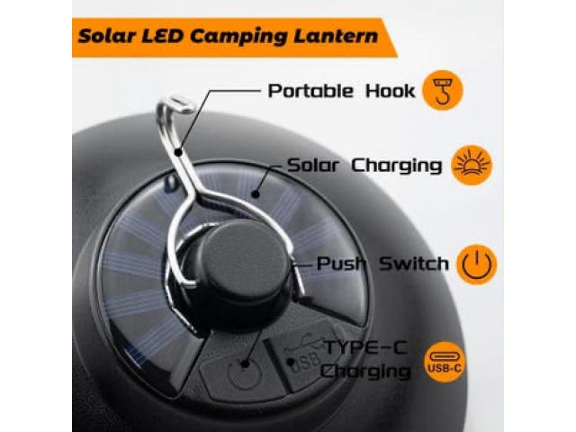 lampa solarna LED do wieszania soly1540