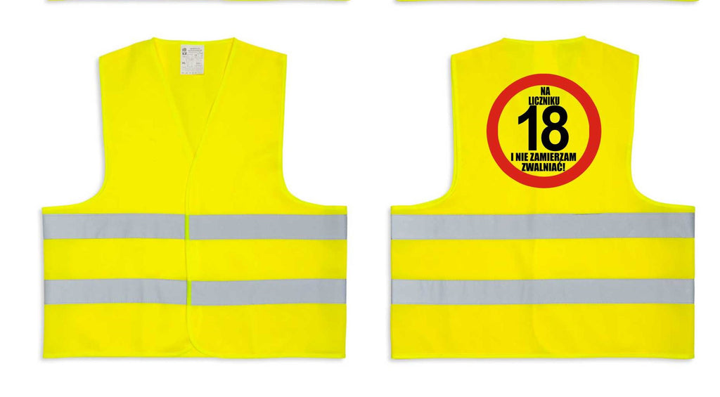 kamizelka odblaskowa "18"