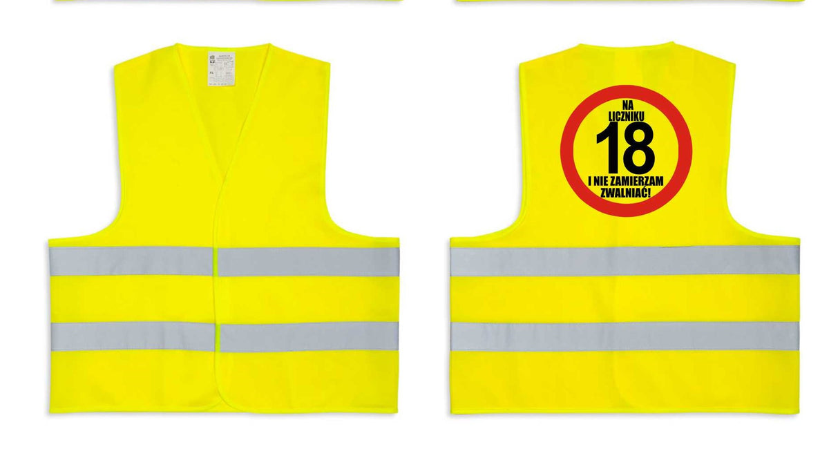 kamizelka odblaskowa "18"