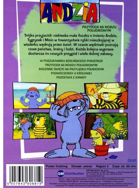 ANDZIA - PRZYGODA NA MORZU POŁUDNIOWYM DVD