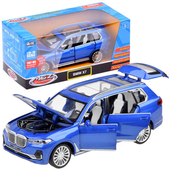 auto metalowe Suv BMW X7 1:32 autko ZA3756