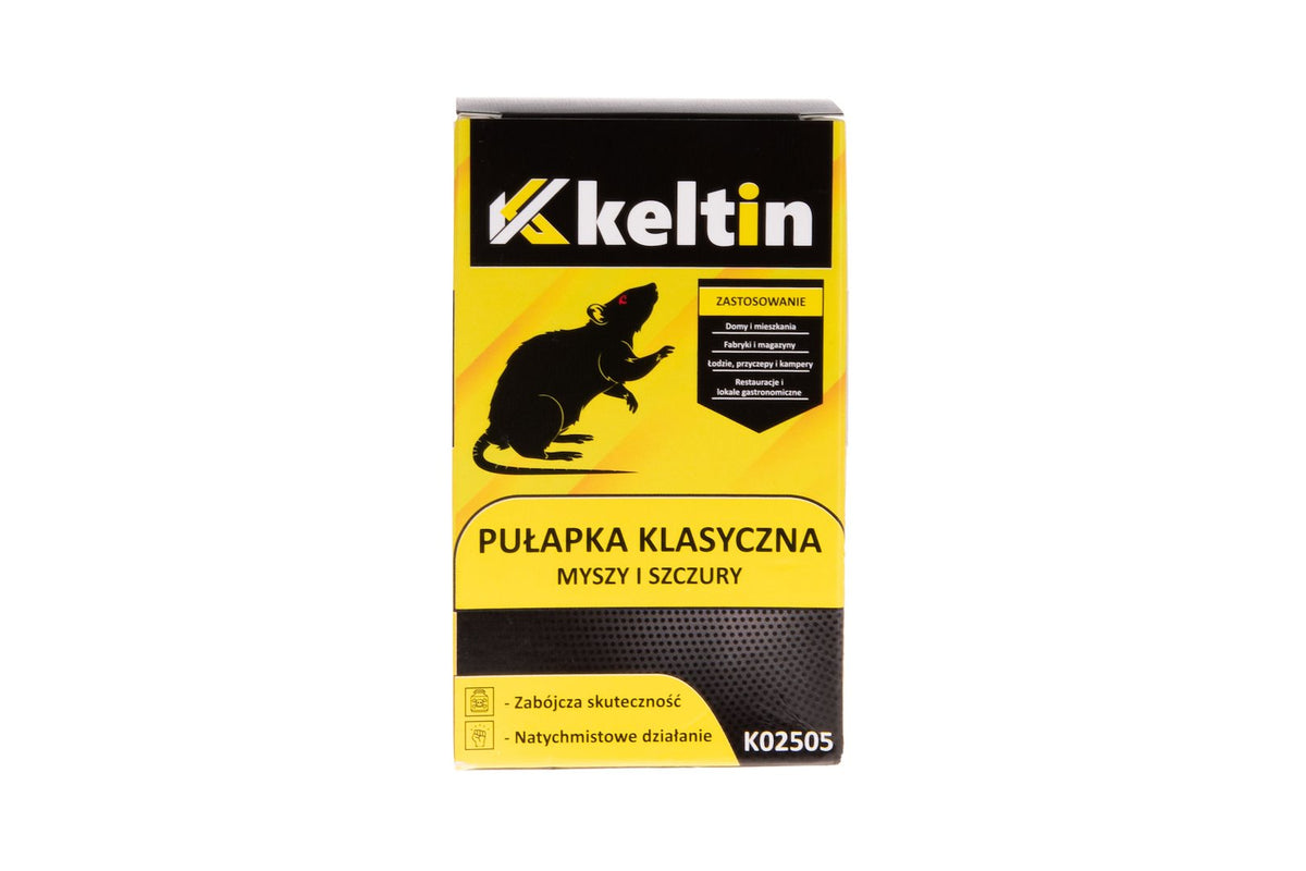 pułapka klasyczna na myszy i szczury K02505
