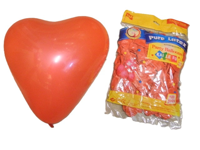 balony 100szt. serce czerwone | TG21017-1