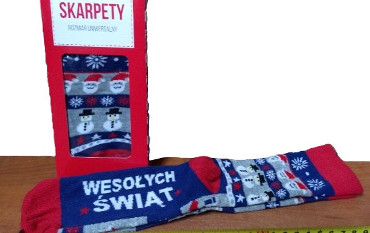 skarpetki WESOŁYCH ŚWIĄT