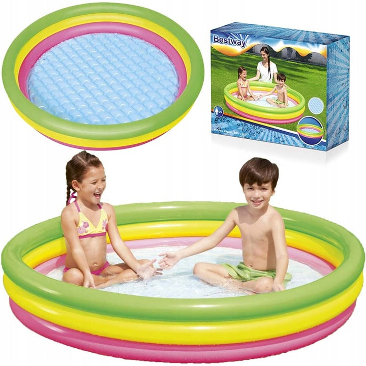 basen 152 x 30 cm z miękkim dnem 3-RINGI Bestway | 51103