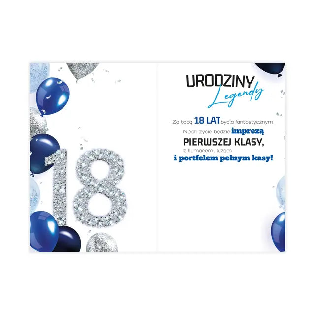 karnet B6 18 Urodziny legendy - 21
