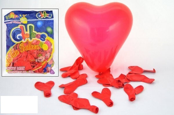 balony 100szt CZERWONE SERCA BAL-0004