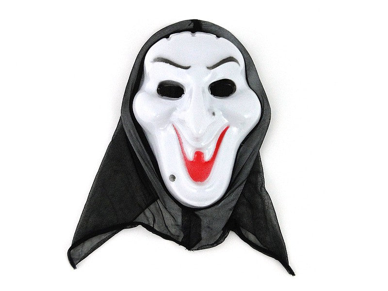 maska halloweenowa z kapturem